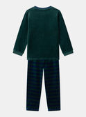 Pyjama noël vert sapin LAPONAGE / 24H5PGF2PYJG614