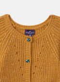 Cardigan Jaune chiné LALILY / 24H1BFO1CARB111