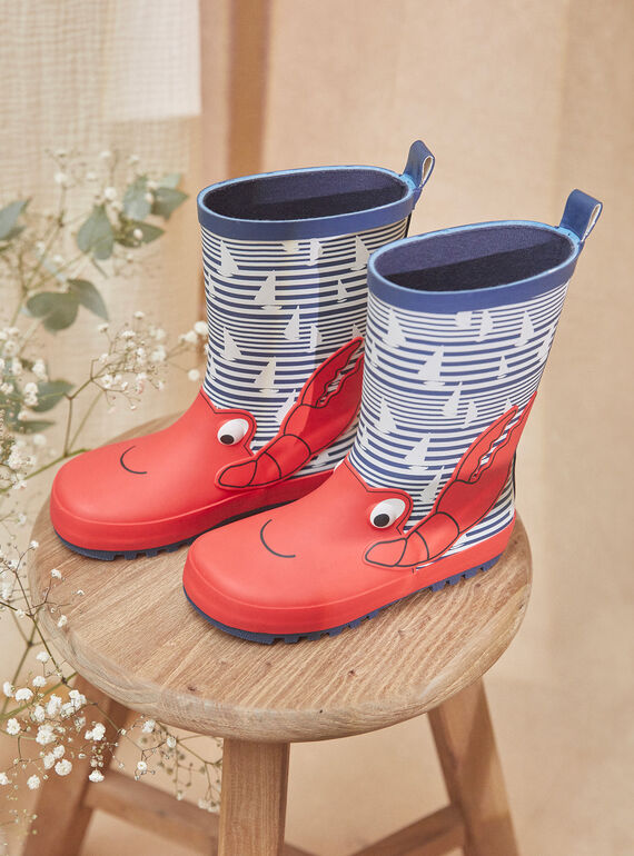Bottes de pluie Bleu marine KUABOTAGE / 24N10PG11D0C070