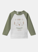 T-shirt de bain UPF 50+ rayée MISAMUEL / 25E4BGC1TUV005