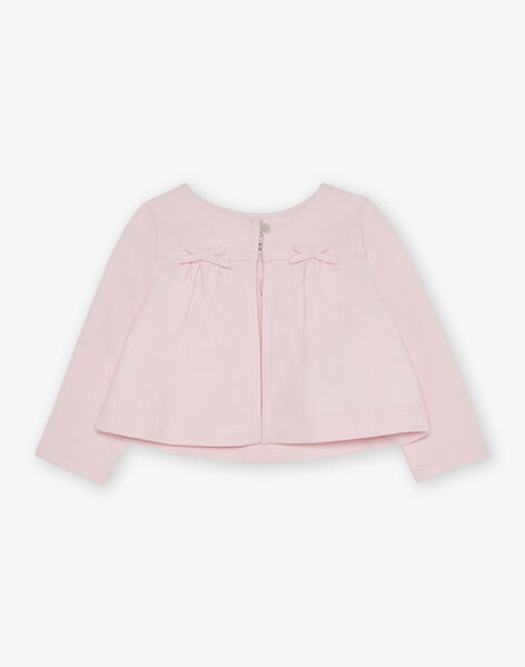 Gilet rose en jersey FAFRANY / 23E1BFI2CARD320
