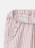 Pantalon rayé MOFUETTE / 25E2PFJ1PAN001