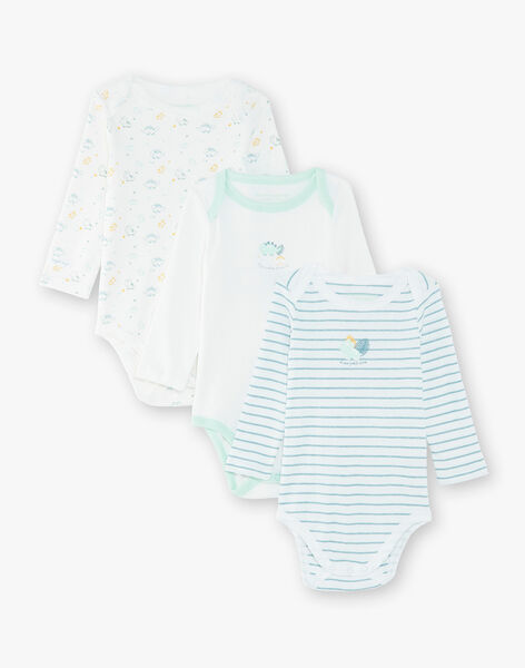 Lot De 3 Bodies Bebe Garcon