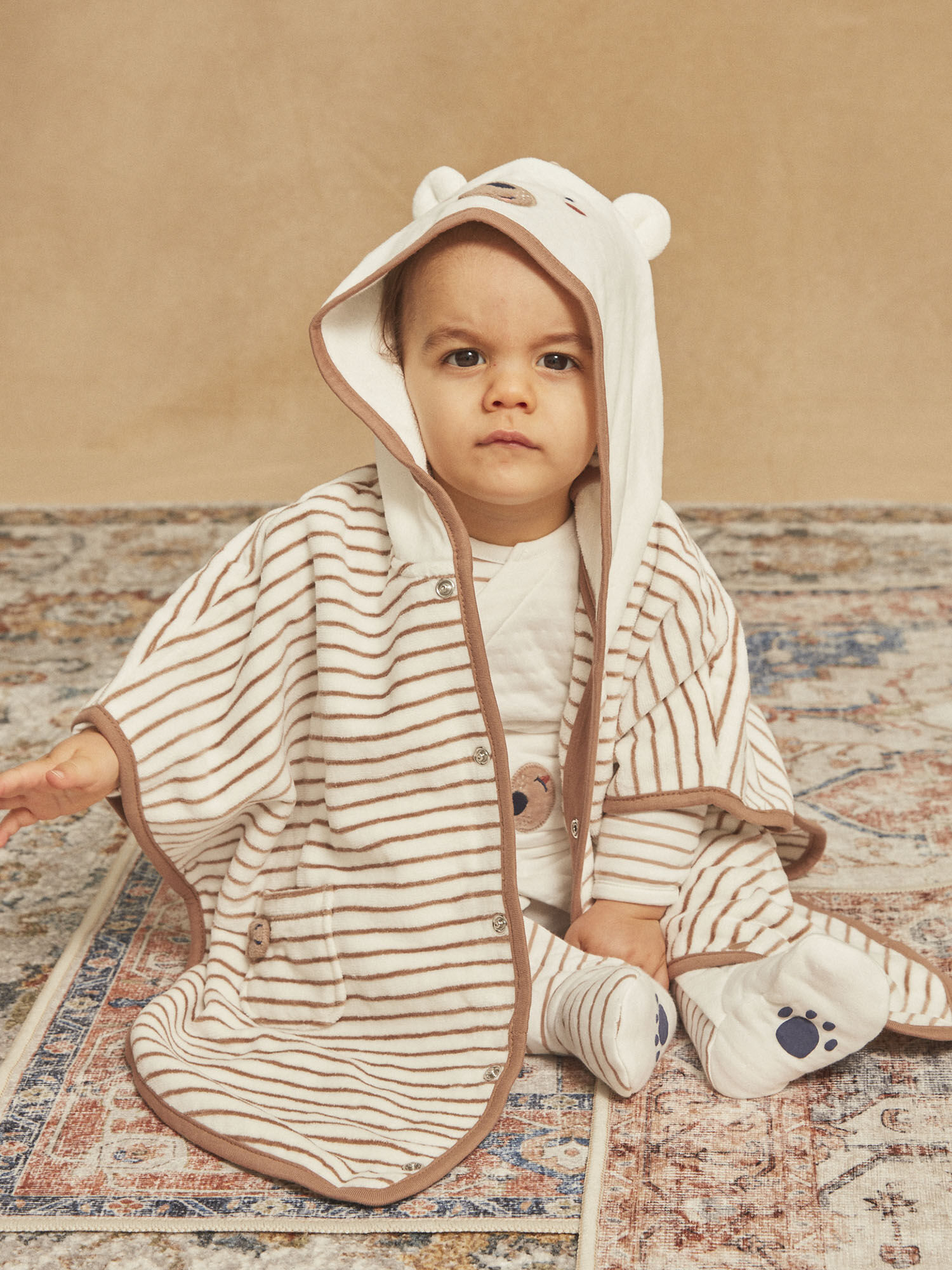 Cape de bain bébé sergent major sales