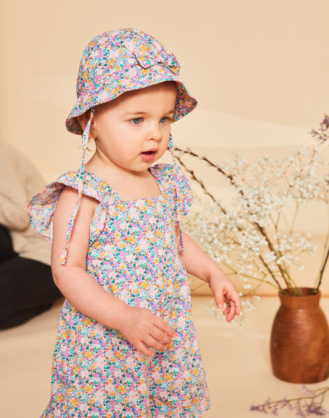 Chapeau écru à imprimé fleuri FASOLINE / 23E4BFS1CHA001