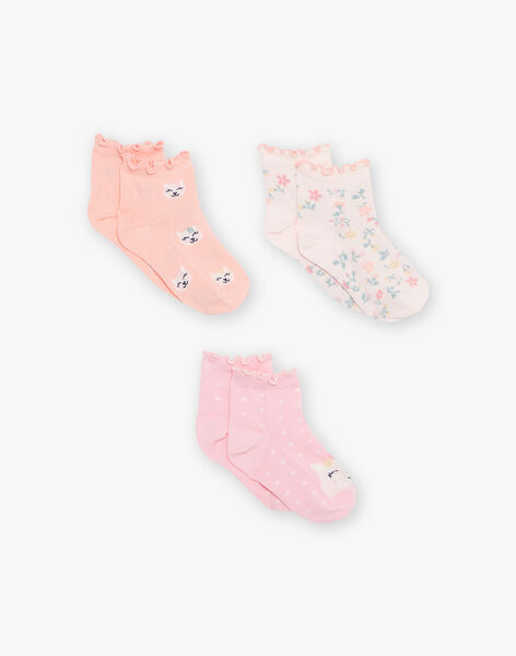 Lot de 3 chaussettes basses assorties FRIGOETTE / 23E4PFJ1LCBD329