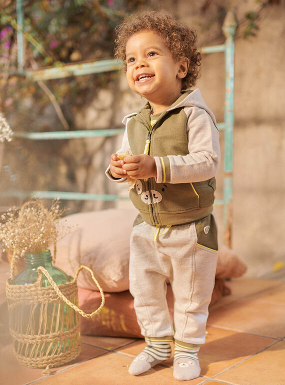 Pantalon de jogging bicolore bébé garçon CACLEMENT / 22E1BGB1JGBJ920
