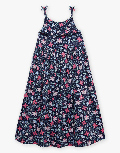 Robe longue bleu marine à imprimé fleuri FRULUETTE 1 / 23E2PFX2RBS070