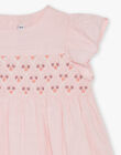 Robe rose en popeline FAFLEUR / 23E1BFI2ROBD320