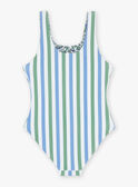 Maillot de bain 1 pièce réversible écru à imprimé fleuri FRYVERETTE / 23E4PFM2D4K001