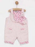 Salopette rose PETUNIA / 18H0CFN1SAL301