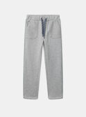 Pantalon Gris à bandes colorées MICOFAGE / 25E3PG91CFP943
