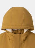 Parka 2 en 1 jaune ou beige sans manches Garçon NINODAGE / 25H3PGE3PARI821