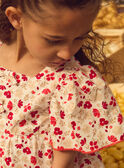 Robe imprimé fleuri à manches volantes Fille NEROBETTE / 25H2PFK2ROB001