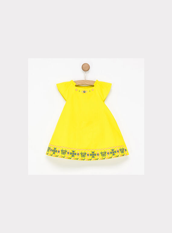Robe jaune NATAISSA / 18E1BFQ1ROB116