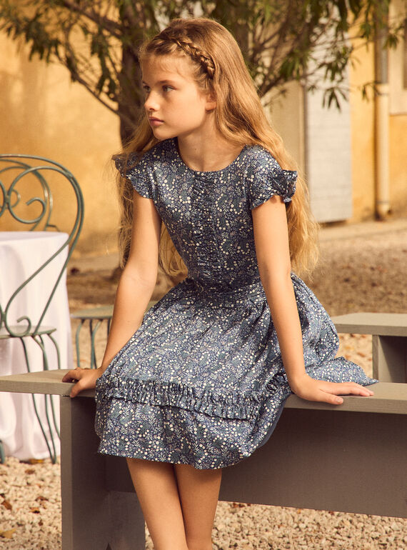 Robe fleurie à volants MRENOUETTE / 25E2PFL1ROB070