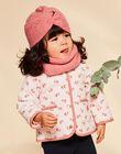 Bonnet vieux rose en tricot FIMAURINE / 23E4BF51BON817
