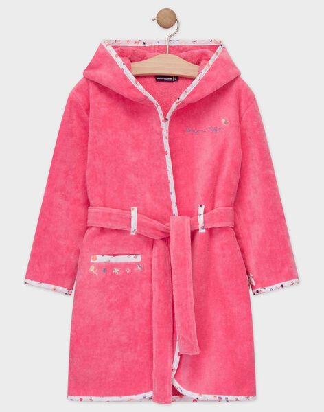 Peignoir Rose Petite Fille Les Jours Fleuris Enfant Sergentmajor