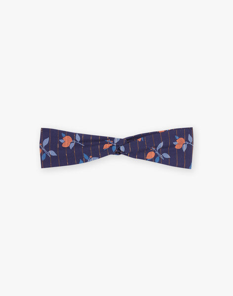 Bandeau bleu marine à imprimé fleuri FAZOLI / 23E4BFR1BAN070