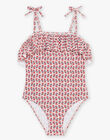 Maillot de bain 1 pièce nude à imprimé fleuri FRYNOETTE / 23E4PFM3D4KD319