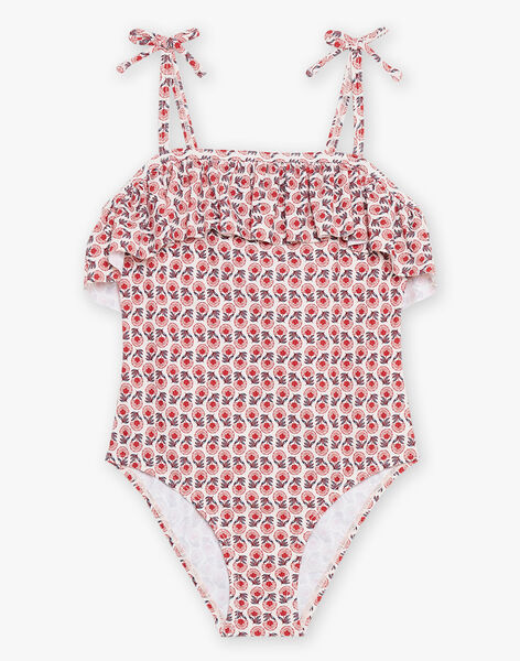 Maillot de bain 1 pièce nude à imprimé fleuri FRYNOETTE / 23E4PFM3D4KD319