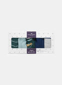 Lot de 3 boxers à rayures, imprimé ou uni Garçon NUIBOXAGE / 25H5PGC1BOX608