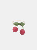 Elastiques cerises pompons et noeuds MINEUETTE / 25E4PFM4ELAG600