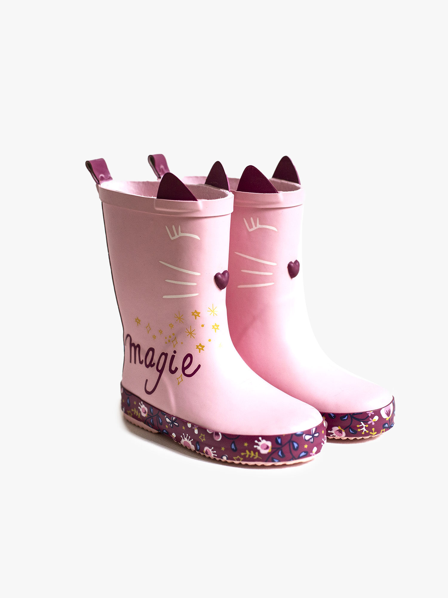 Bottes de pluie Rose