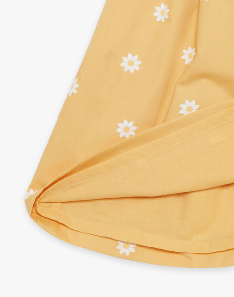 Robe chemise jaune à fleurs FASOLETTE / 23E2PF82ROBB105