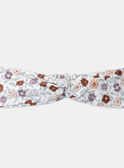 Bandeau croisé imprimé fleur MABRENDA / 25E4BF71BAN001