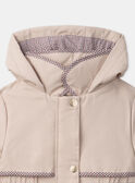 Parka mi-saison 2 en 1 beige LITRETTE / 24H2PF62IMP080