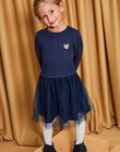 Robe bimatière bleu marine DROFALETTE 1 / 22H2PF82ROB622