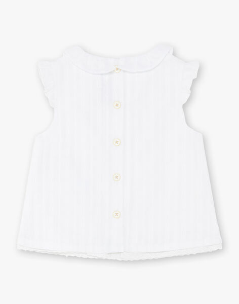 Blouse Blanche A Rayures Bebe Fille Zest Club Bebe Sergentmajor