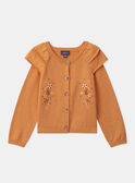 Gilet orange à volants MLOGILETTE / 25E2PFP1CAR400