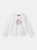 T-shirt licorne et fleurs LADISHETTE / 24H2PFQ1TML001
