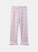 Pyjama rose imprimé fleuri Fille NUICARETTE / 25H5PFB1PYJ311