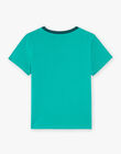 T-shirt vert dinosaure et vélos phosphorescents FEPAGE / 23E3PGB2TMC630