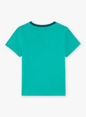 T-shirt vert dinosaure et vélos phosphorescents FEPAGE / 23E3PGB2TMC630