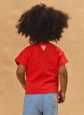 Tshirt rouge crabe et homard MAVASCO / 25E1BGQ1TMC050