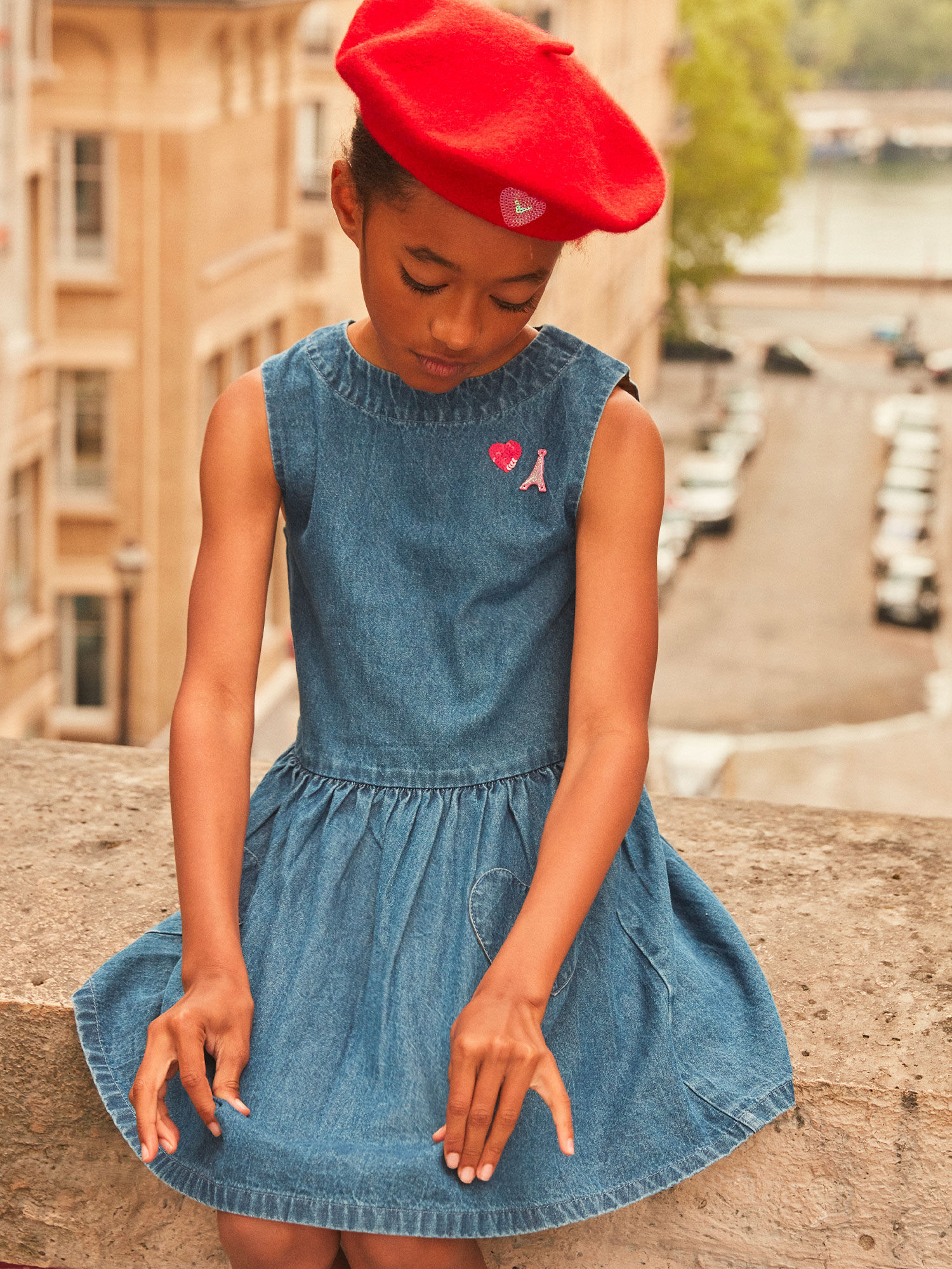 Robe jean fille outlet