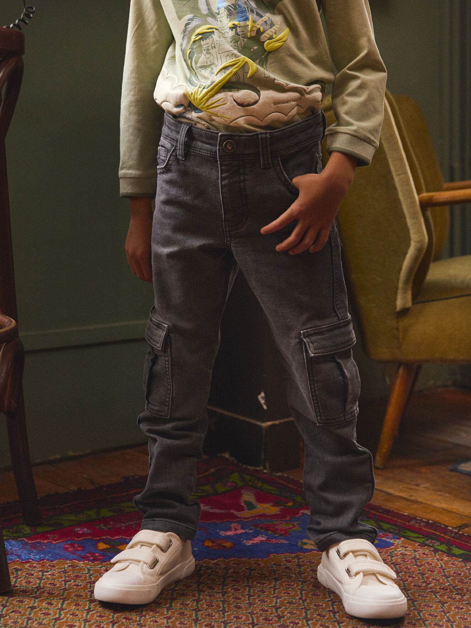 Pantalon Jean Nouvelle Collection Imprimes exclusifs Mode Enfant de 0 a 11 ans Sergent Major