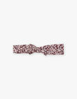 Bandeau à imprimé fleuri bordeaux DAKOKO / 22H4BFR1BAN709