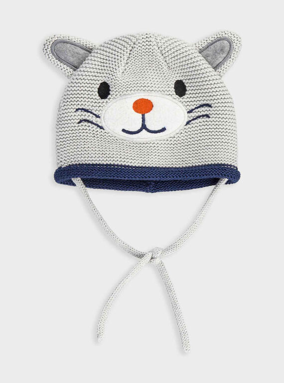 Bonnet gris chiné PADANI / 18H4BG61BON943