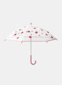 Parapluie transparent imprimé pomme Fille NOPLUETTE / 25H4PFP1PUI030