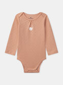 Lot de 3 bodies imprimé ou uni Bébé Fille NEFANTINE / 25H5BFC2BDL001