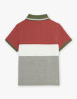 Polo colorblock avec dinosaure FRIPLAGE1 / 23E3PGD1POL628