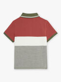 Polo colorblock avec dinosaure FRIPLAGE1 / 23E3PGD1POL628
