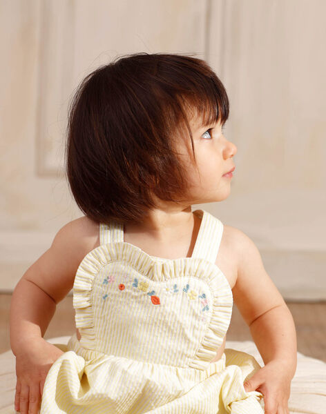 Robe Chasuble Jaune A Rayures Brodee Bebe Fille Zest Club Bebe Sergentmajor Robe Chasuble Jaune A Rayures Brodee Bebe Fille Zest Club Bebe Sergentmajor