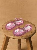Sandales rose foncé paillettes MRUMETTE / 25N10PF61D34961