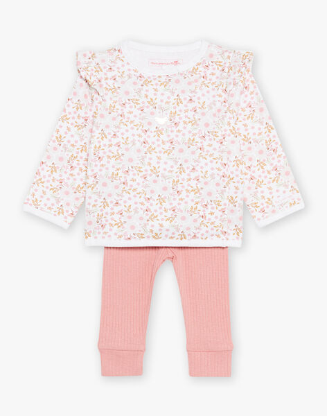 Ensemble sweat, legging et chaussettes écru FOULEY / 23E0CF71ENSD332